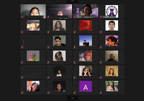Community Engagement through the Distinguished Alumni Webinar Series.